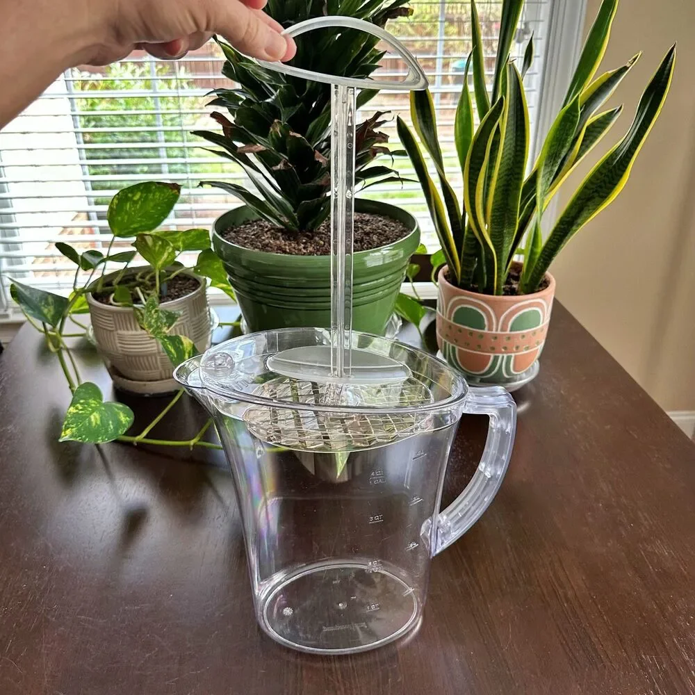 Pampered Chef Quick-Stir Pitcher 2 - 4 Qt (upto 1 Gal) w/ Mixing Plunger